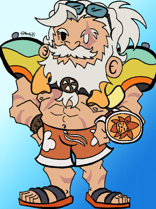 Chibi Poolside Reinhardt (2026) Chibi Poolside Reinhardt (2026)
